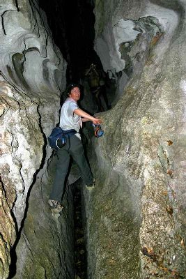 De beaux passages aménagés pour facilité la progression dans les labyrinthes.