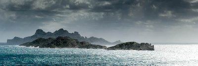 Pano : Les Iles vues du cap Croisette