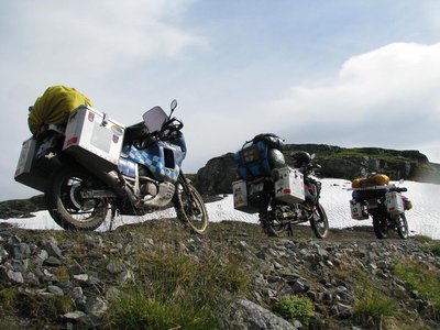 la route a Norvege avec mon frere
