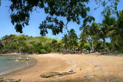 Village de pêcheurs à Nosy Sakatia